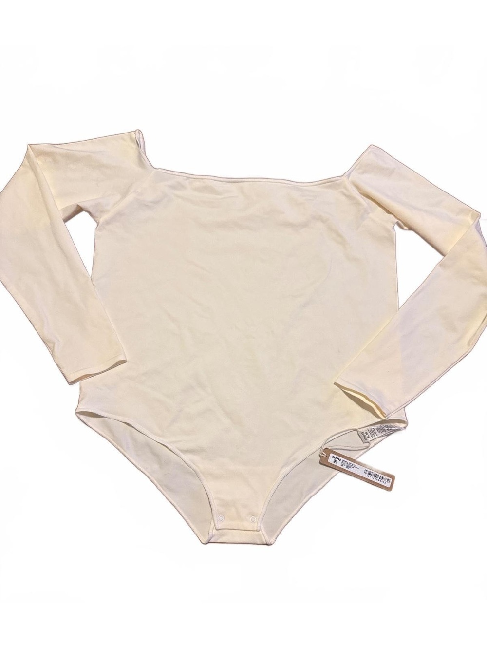 Off the Shoulder Bodysuit in Marble